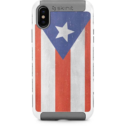 Puerto Rico Flag Distressed iPhone Cases